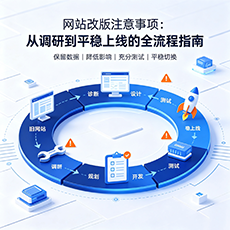 阿里建站-网站改版注意事项：从调研到平稳上线的全流程指南