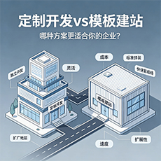 阿里建站-定制开发vs模板建站：哪种方案更适合你的企业？